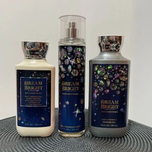 BBW Dream Bright Fine Fragrance, Body Lotion and Shower Gel NWT